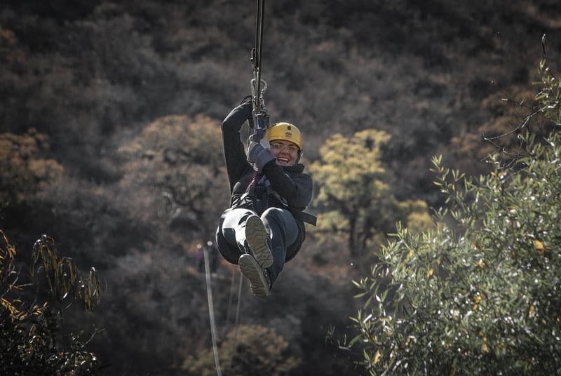 Ziplining Thrills